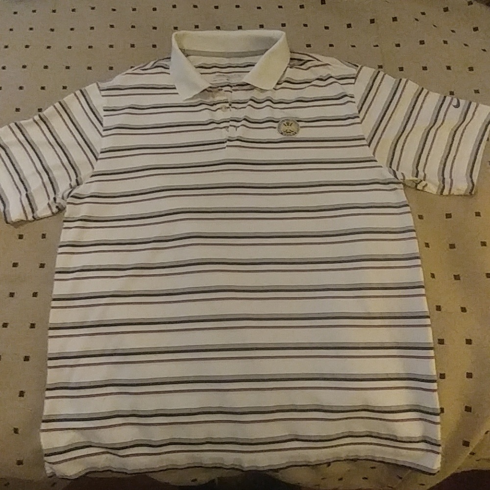 Nike Dri-Fit Polo Golf Shirt Large